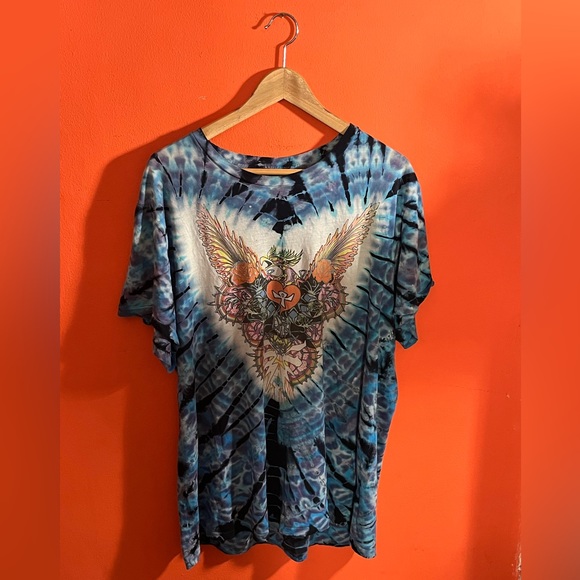 Authentic Vintage 1980 Grateful Dead Phoenix Print Tee Shirt by Mikio - Picture 1 of 6